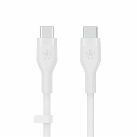 Belkin USB-C TO USB-C 2.0 SILICONE 1M WHT
