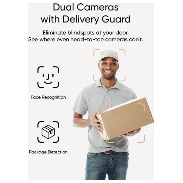 Anker E340 - Video Doorbell - Black