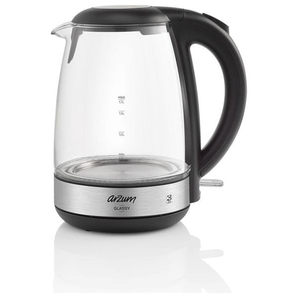 Arzum AR3071 - Kettle - 1.7L -2200Watt - Glass