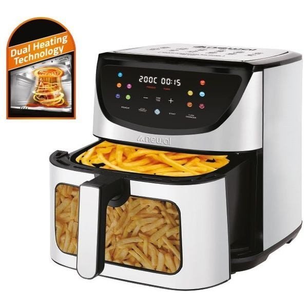 Newal FRY-5182 - Air Fryer - Silver