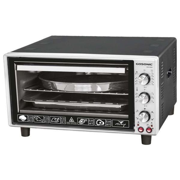 Gosonic GEO-650 - 50L - Electric Oven - Silver