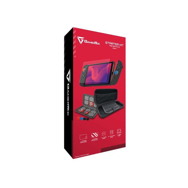 GamerTek Starter Kit For Nintendo Switch 2 Kit - 9 in 1