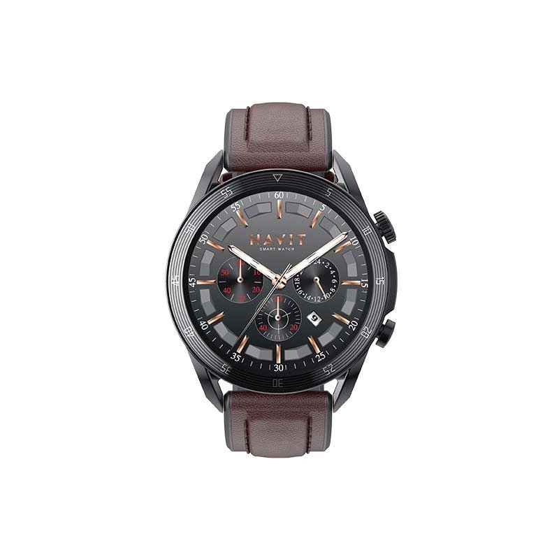 Havit M9030 PRO SmartWatch Amoled Circle brown