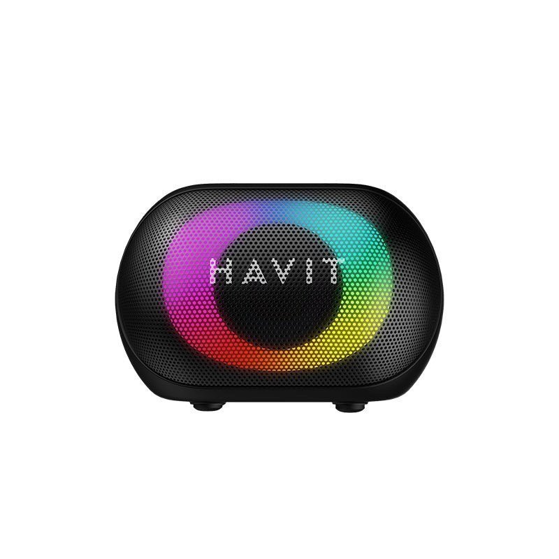 Havit SK885BT Colorful RGB Light Wireless Waterproof Speaker Black