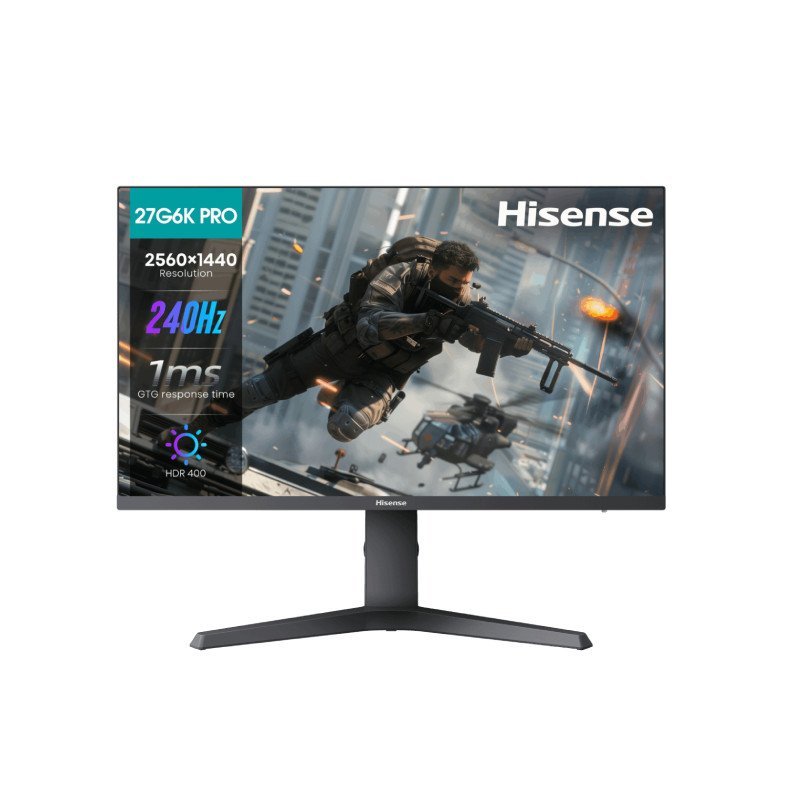 Hisense debuts  27G6K-PRO gaming monitors