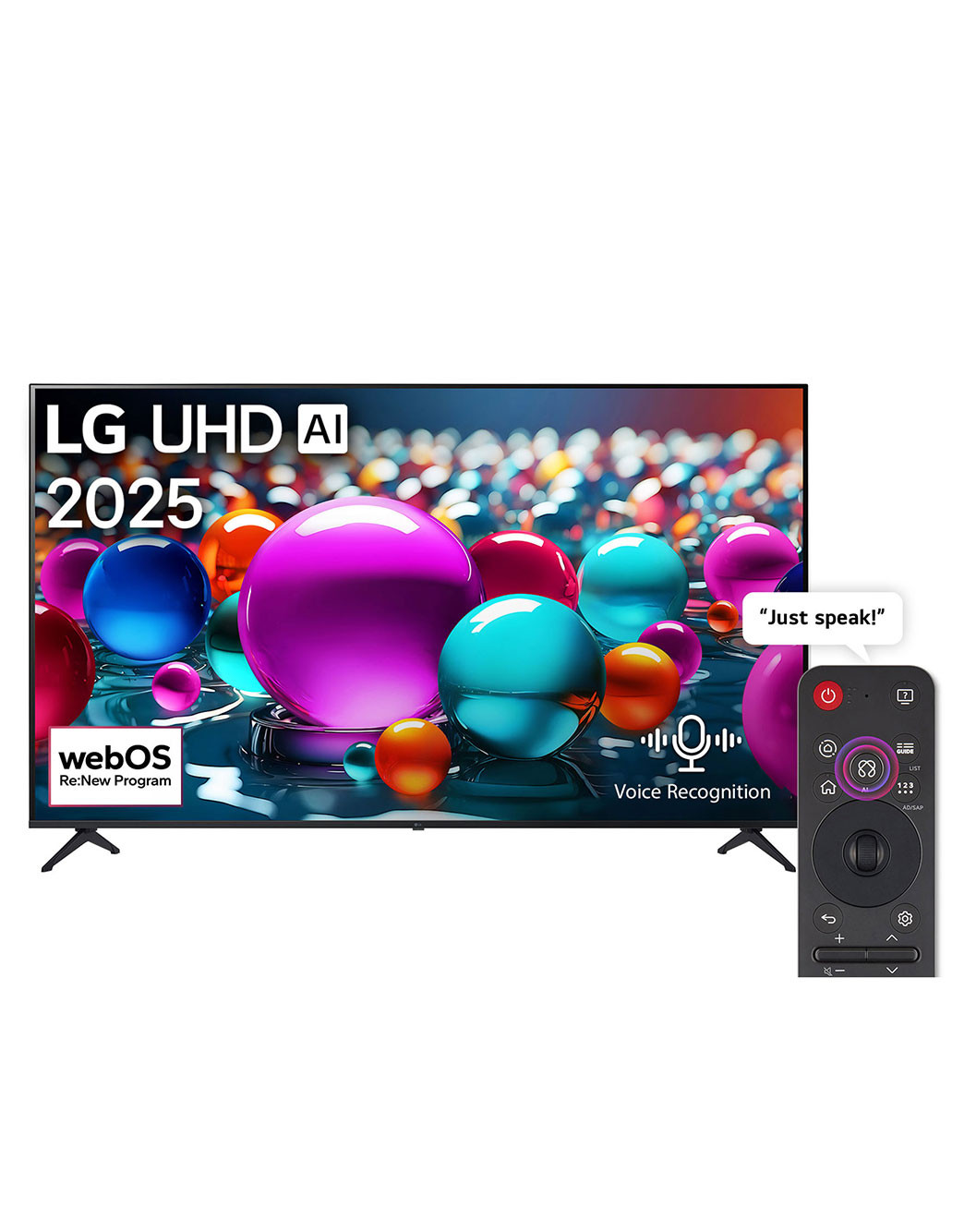 LG 65UA85006LA Smart TV With a 65 Inch LED Display 4K UHD Resolution – Black