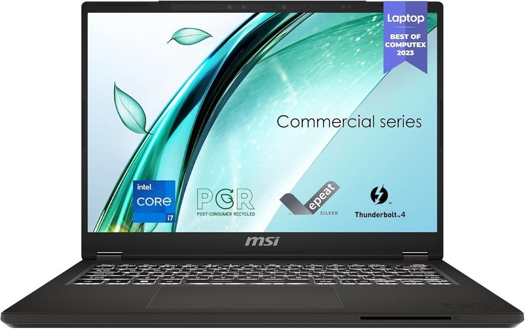MSI Commercial 14 H A2RM Laptop - 14” Display - Core 7 240H - 16GB DDR4 - 512GB NVMe SSD - Win 11 Pro