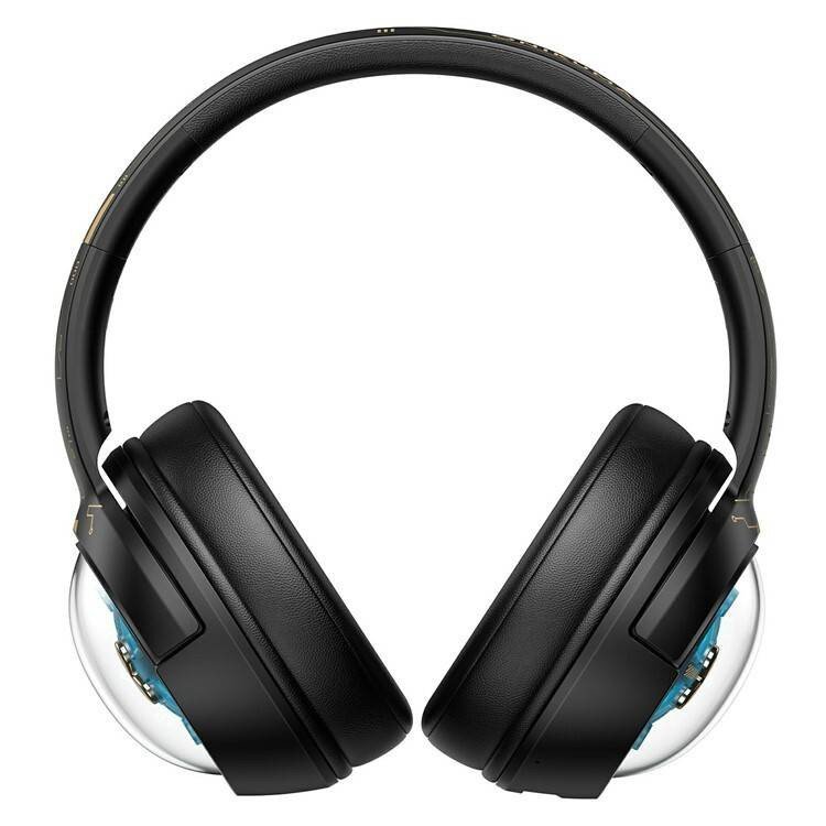 ONIKUMA GT802 Tri-Mode Wireless Gaming Headset with RGB Lighting, Volume Control, and 10-Hour Battery – Black