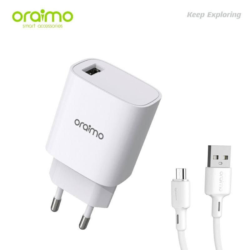 Oraimo Charger kit UK (OCW-U106S+CL55) White
