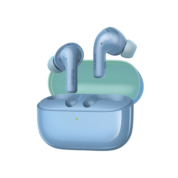 Oraimo SpaceBuds Z White blue ANC TWS Earbuds