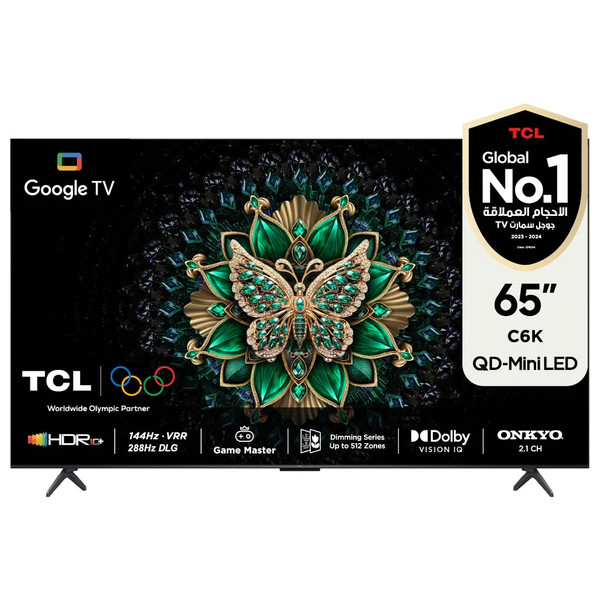 TV TCL C6K 65 4K 144HZ QD-MINILED